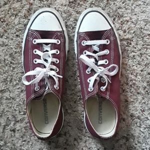 Maroon Converse